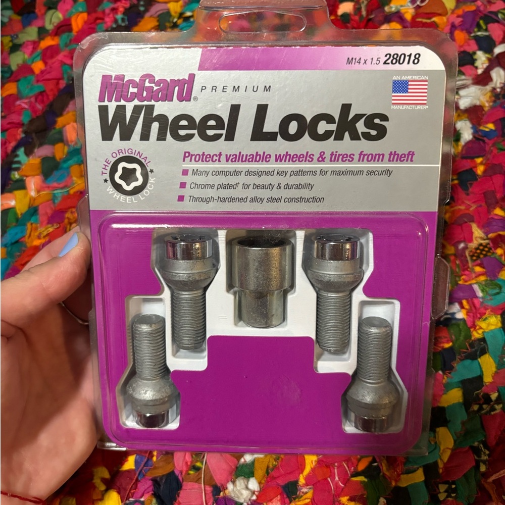 MCGARD PREMIUM WHEEL LOCKS M14 x 1.5 28018 New